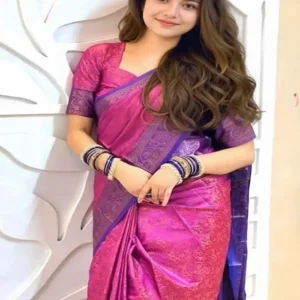 KanchiPuram Soft Silk Katan Saree